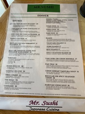 Menu photo 7 Mr Sushi Dublin, OH