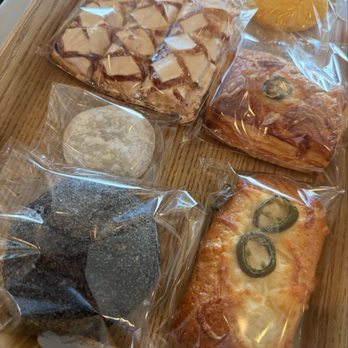 Cafe Bleu Bakery - Black Sesame Red Bean, Ham Jalapeño Cream Cheese, Red Bean Mochi, Jalapeño Cream Cheese, Almond, and Corn Rice Cake. - Bakeries Near Me - Buena Park, California Cafe Bleu Bakery - Black Sesame Red Bean, Ham Jalapeño Cream Cheese, Red Bean Mochi, Jalapeño Cream Cheese, Almond, and Corn Rice Cake. - Bakeries Near Me - Buena Park, California