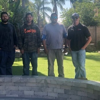 System Pavers - Project Manager Harley on far right with part of his crew. - Masonry/Concrete Near Me - Orange, California System Pavers - Project Manager Harley on far right with part of his crew. - Masonry/Concrete Near Me - Orange, California