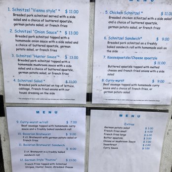 Schnitzel Wagon - Menu June 2023 - German Near Me Schnitzel Wagon - Menu June 2023 - German Near Me