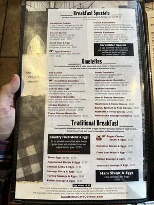Menu photo 7 GoodFella's Cafe Corona, CA
