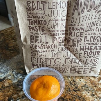Chipotle Mexican Grill - Rotten orange! - Fast Food Near Me - Richmond, Texas Chipotle Mexican Grill - Rotten orange! - Fast Food Near Me - Richmond, Texas