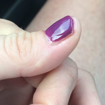 Nail Experts - This was my first time at this salon and I won't be coming back. She did a sloppy gel manicure. - Nail Salons Near Me - Saint Louis, Missouri