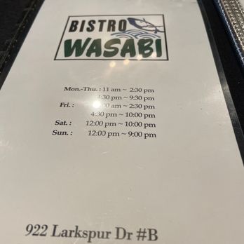 Wasabi Bistro - Japanese Near Me - Livermore, California Wasabi Bistro - Japanese Near Me - Livermore, California