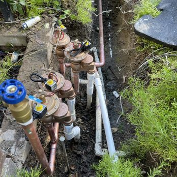Plumbing Rooter - Replace a new valves for the sprinkler system outside to the house - Plumbing Near Me Plumbing Rooter - Replace a new valves for the sprinkler system outside to the house - Plumbing Near Me