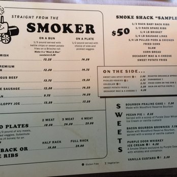 Smoke Shack - Menu - Barbeque Near Me - Milwaukee, Wisconsin Smoke Shack - Menu - Barbeque Near Me - Milwaukee, Wisconsin