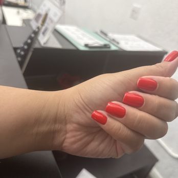 Marivanna Nails - Red Russian manicure - Nail Salons Near Me - Los Angeles, California