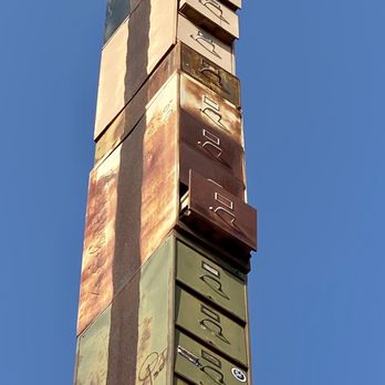 World's Tallest Filing Cabinet - 06.10.23 would you like to work outside and do your filing in a parking lot... - Local Flavor Near Me - Burlington, Vermont