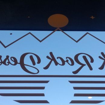 Black Rock Dessert - Signage from inside - Desserts Near Me - Reno, Nevada Black Rock Dessert - Signage from inside - Desserts Near Me - Reno, Nevada