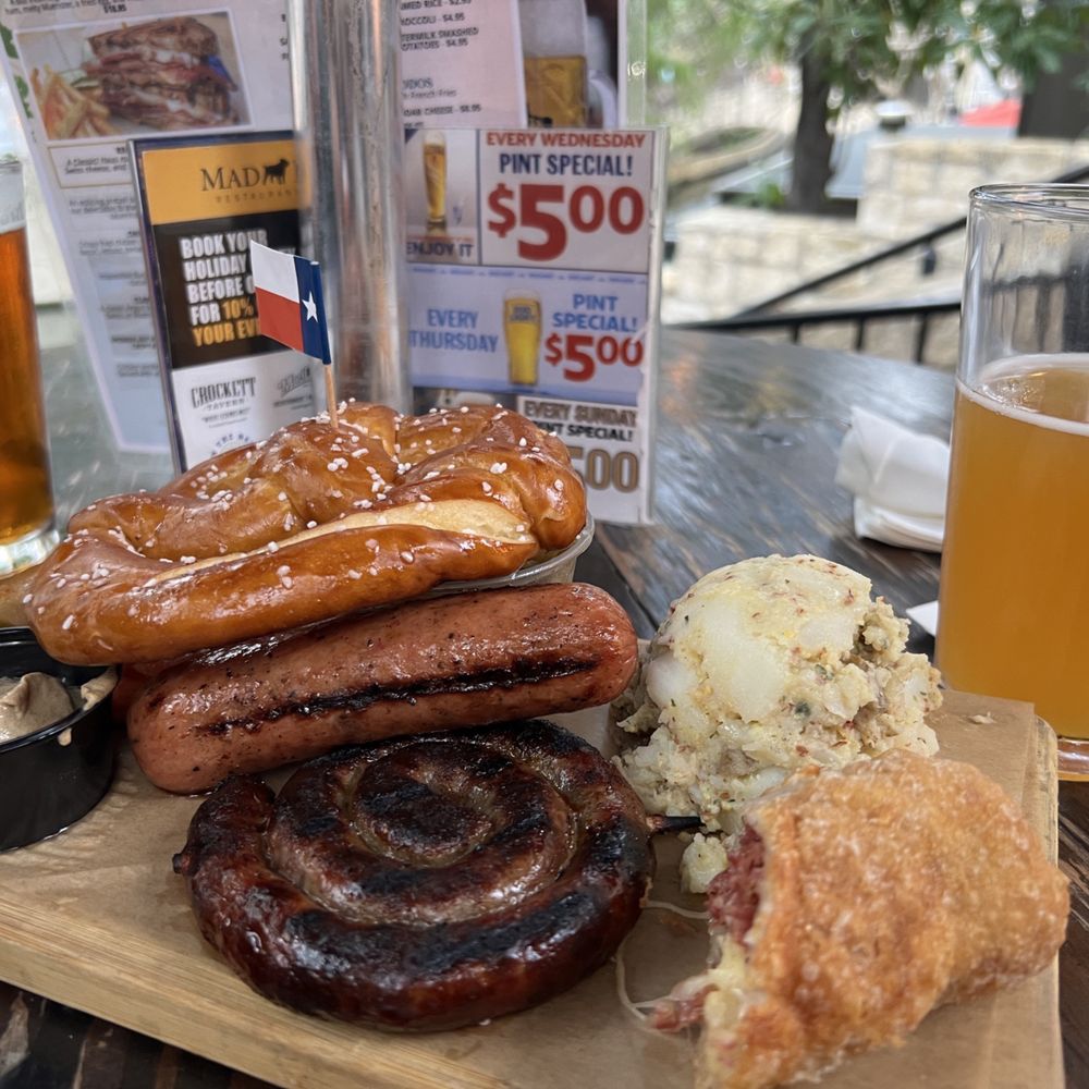 Prost - Reuben Egg rolls and the Sausage Paddle - German Near Me - San Antonio, Texas Prost - Reuben Egg rolls and the Sausage Paddle - German Near Me - San Antonio, Texas