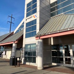 Hamilton Train Station - Outside Hamilton Station. View is from the taxi stand.