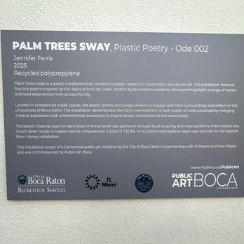 Palm Trees Sway - Public Art Near Me - Boca Raton, Florida Palm Trees Sway - Public Art Near Me - Boca Raton, Florida