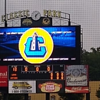 Lake County Captains - Chris and friends at Captains game. - Stadiums & Arenas Near Me - Eastlake, Ohio