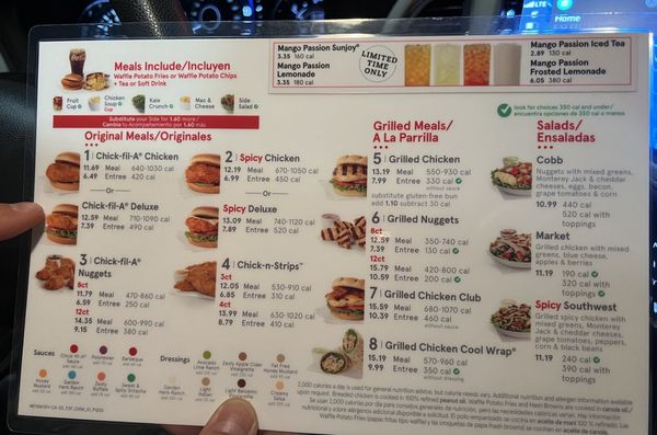 Menu photo 4 Chick-fil-A Westminster, CA