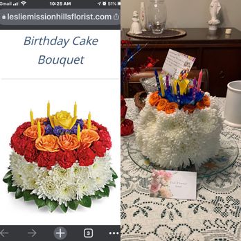 Leslie's Flowers - What I ordered on the left- what was delivered on the right. - Florists Near Me - Mission Hills, California Leslie's Flowers - What I ordered on the left- what was delivered on the right. - Florists Near Me - Mission Hills, California