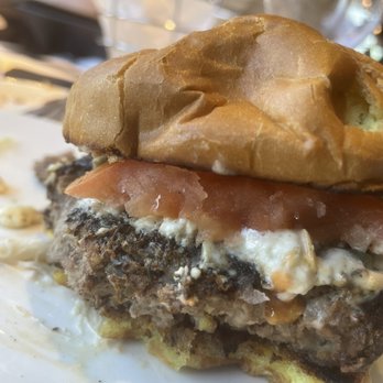 Rusty Scupper - Burger that was supposed to be medium. - Seafood Near Me - Baltimore, Maryland Rusty Scupper - Burger that was supposed to be medium. - Seafood Near Me - Baltimore, Maryland