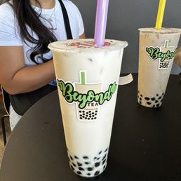 Jasmine Tea with Brown Sugar Boba Jasmine Tea with Brown Sugar Boba