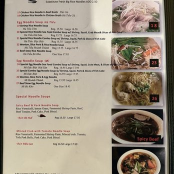 Pho Tai - Menu - Vietnamese Near Me - Hayward, California