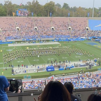 Rose Bowl Stadium - View from one of the suites, just a few weeks ago for UCLA vs Alabama State. - Stadiums & Arenas Near Me - Pasadena, California Rose Bowl Stadium - View from one of the suites, just a few weeks ago for UCLA vs Alabama State. - Stadiums & Arenas Near Me - Pasadena, California