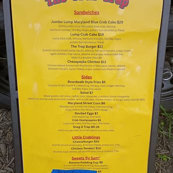 The Crab Trap - Menu - Seafood Near Me - Rockville, Maryland The Crab Trap - Menu - Seafood Near Me - Rockville, Maryland