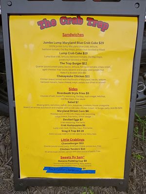 Menu photo 2 The Crab Trap Rockville, MD Menu photo 2 The Crab Trap Rockville, MD