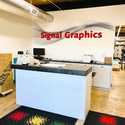 Signal Graphics - Sign Company that provides professional signmaking.
Open Weekdays 8am-5pm