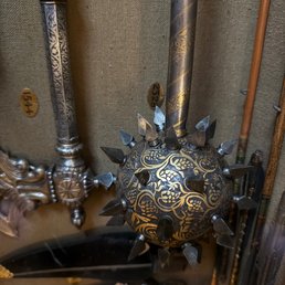 Maces, swords, guns and daggers! Maces, swords, guns and daggers!