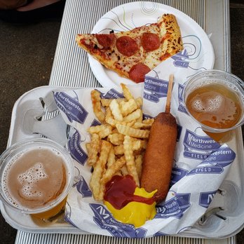 Northwestern Medicine Field - Corn dog and fries ($6). DOLLAR beer on Thursdays. Concessions are very, very slow however - Amateur Sports Teams Near Me - Geneva, Illinois Northwestern Medicine Field - Corn dog and fries ($6). DOLLAR beer on Thursdays. Concessions are very, very slow however - Amateur Sports Teams Near Me - Geneva, Illinois