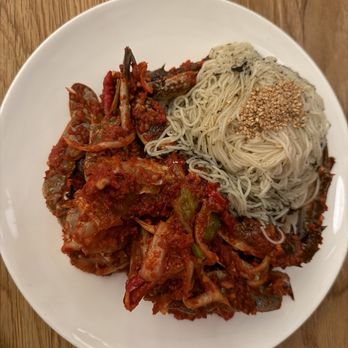 Seoul Salon - Marinated Spicy Raw Crab Noodle 게장국수 - Korean Near Me - New York, New York Seoul Salon - Marinated Spicy Raw Crab Noodle 게장국수 - Korean Near Me - New York, New York