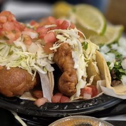 Taco Nazo - Beer batter fish tacos