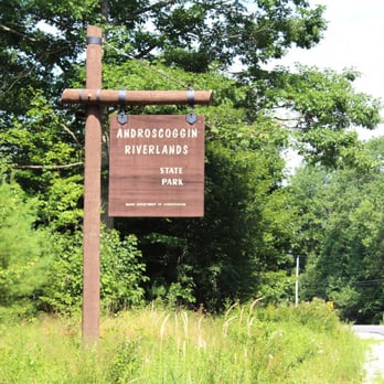 Androscoggin Riverlands State Park - Signage - Hiking Near Me - Turner, Maine