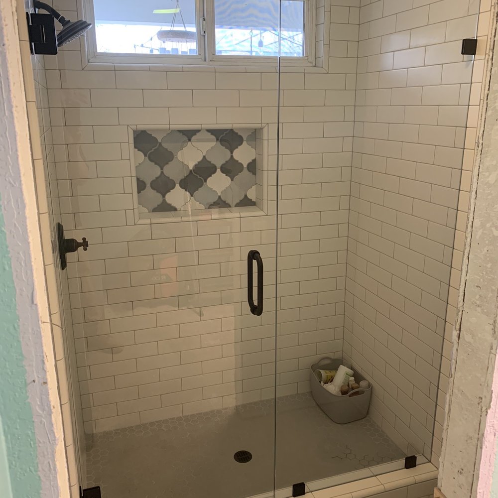 All About Glass & Mirror - Final product installed in our new shower. - Windows Installation Near Me All About Glass & Mirror - Final product installed in our new shower. - Windows Installation Near Me