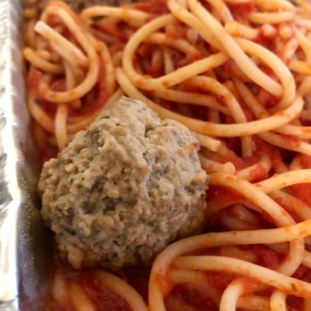 New York Pizza - Spaghetti and running sauce with a flavorless meatballs. :( - Italian Near Me - Irving, Texas New York Pizza - Spaghetti and running sauce with a flavorless meatballs. :( - Italian Near Me - Irving, Texas