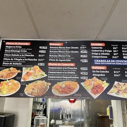 Pescaderia Y Restaurante Don Chema - Menu