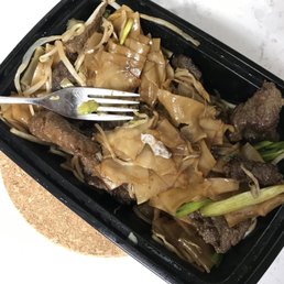 Plastic (bag) in the Beef Chow Fun