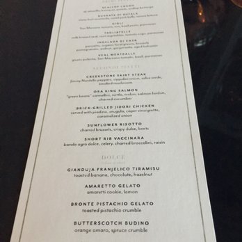 Fat Ox - AZ Restaurant Week Menu - Italian Near Me - Scottsdale, Arizona