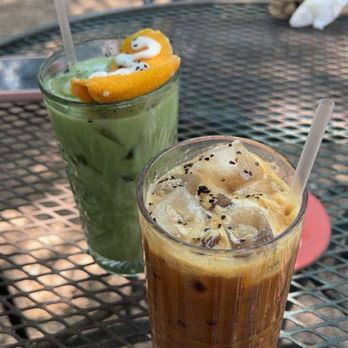 Radio Coffee & Beer - Iced Caramel Latte & Mango Sticky Rice Matcha - Coffee & Tea Near Me - Austin, Texas Radio Coffee & Beer - Iced Caramel Latte & Mango Sticky Rice Matcha - Coffee & Tea Near Me - Austin, Texas