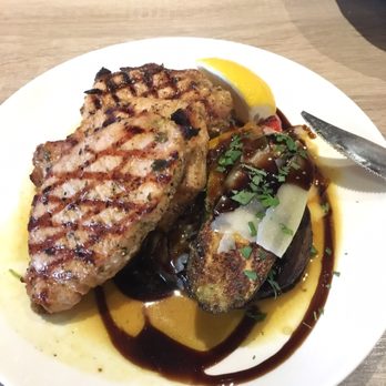 Plateia Mediterranean Kitchen Bar - Grilled pork chops with grilled veggies. Delicious!! - Bars Near Me - Glenview, Illinois Plateia Mediterranean Kitchen Bar - Grilled pork chops with grilled veggies. Delicious!! - Bars Near Me - Glenview, Illinois
