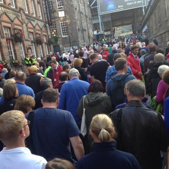 Royal Mile - Royal Mile procession to the Royal Edinburgh Military Tattoo. - Landmarks & Historical Buildings Near Me - Edinburgh, EDH