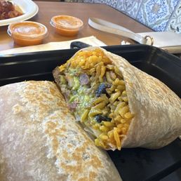 Steak and Shrimp Burrito