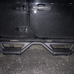 All Speed Customs - It's a little dark out so not the best pic but a nice solid install of these nerf bars with steps