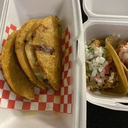 Tako Loko - Order of Quesabirria Tacos , dry as hell and soggy