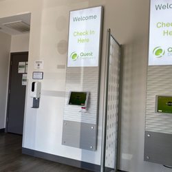 Quest Diagnostics - Check in kiosks.
