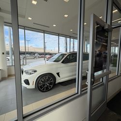 BMW of Anchorage - The day I picked it up. Detailed and waiting inside the building.