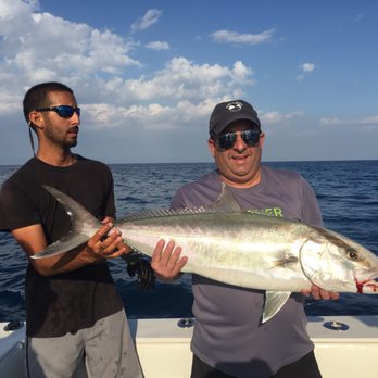 Miami Sailfish Charters - My buddy Paul landed this huge amber jack. - Boat Charters Near Me - Miami, Florida