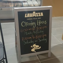 Coppaccino Cafe - The hours.