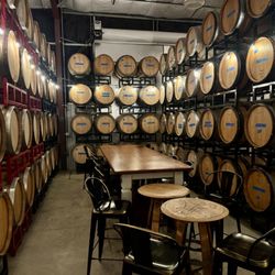 Large tasting room and they even have a private room for small gatherings. I would have taken a picture but they had a private party there.