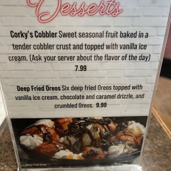 Corky's Ribs & BBQ - Menu - Barbeque Near Me - Pigeon Forge, Tennessee Corky's Ribs & BBQ - Menu - Barbeque Near Me - Pigeon Forge, Tennessee