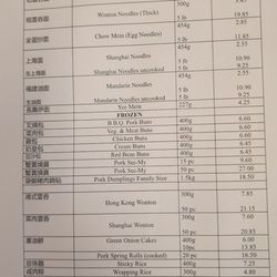 Delta Food Products - Price list