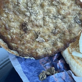 Carl's Jr - Mystery gummy like garbage cooked into my burger from  A kids Hamburger Kid's Meal - Fast Food Near Me - Portland, Oregon
